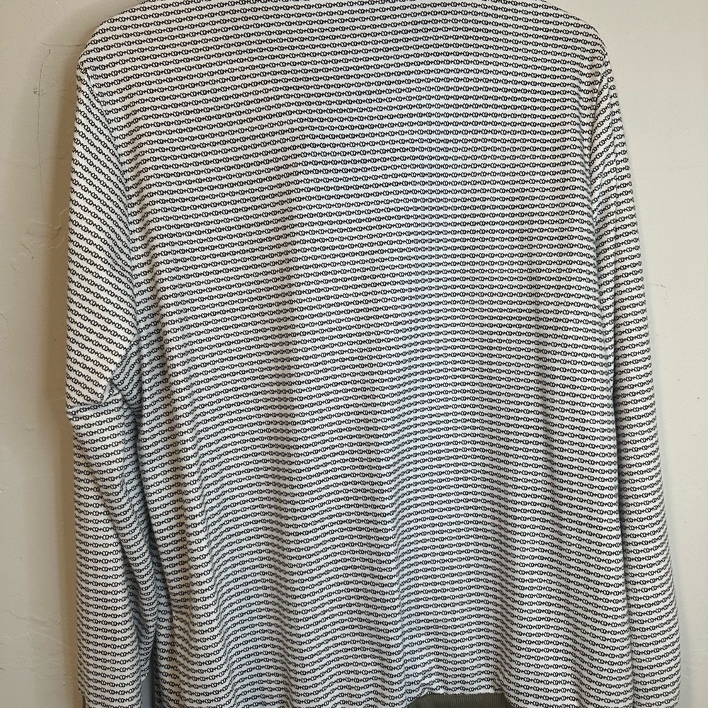 Green/Off White Long Sleeve Pullover - Picture 2 of 5